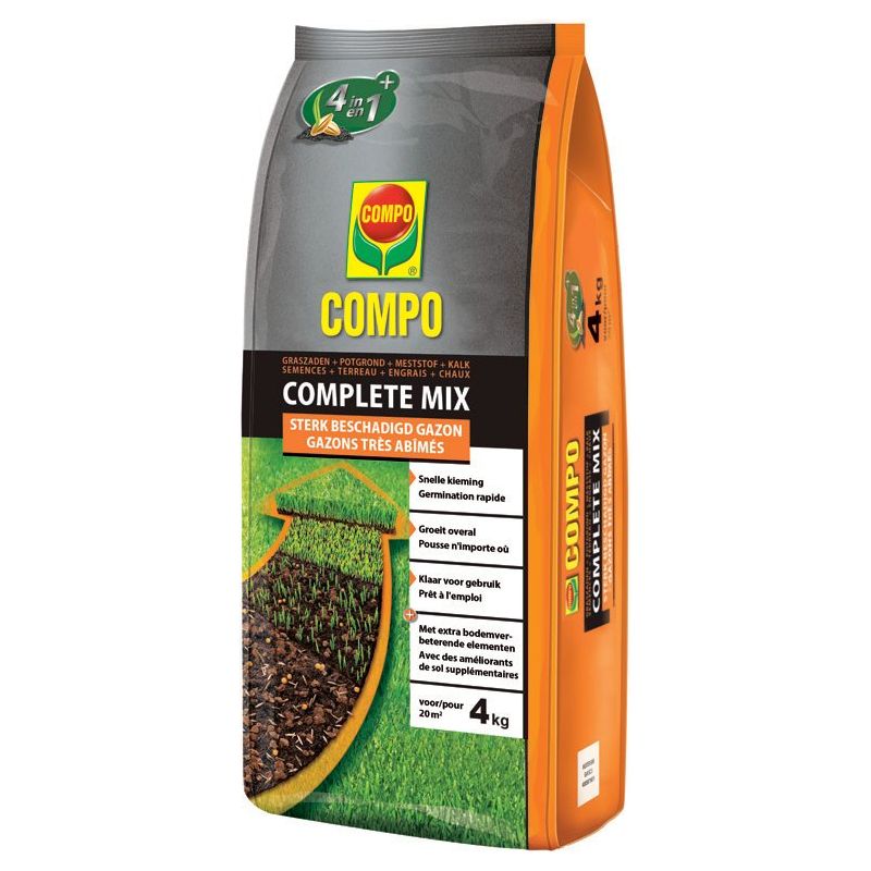 Compo Erholungsgras (4 in1) Komplette Mischung 4 kg