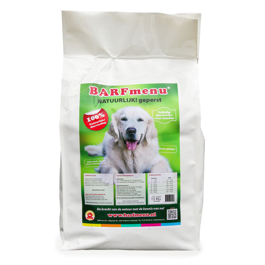 BARFmenu hond natuurlijk! geperst zak 15kg