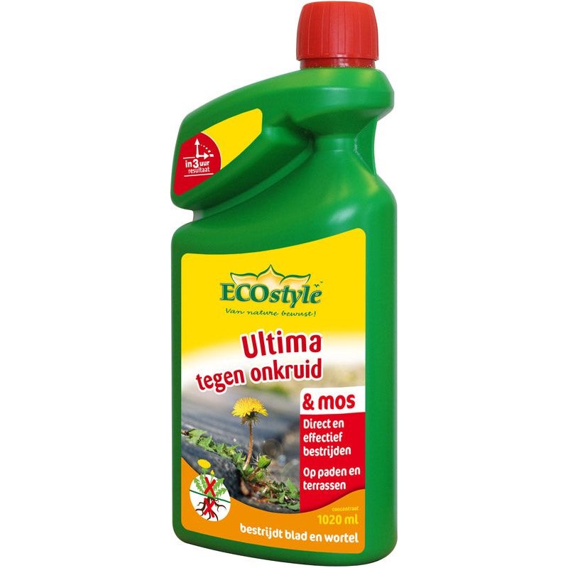 EcoStyle Ultima Unkraut &amp; Moos 1020 ml Glyphosatfreies Konzentrat
